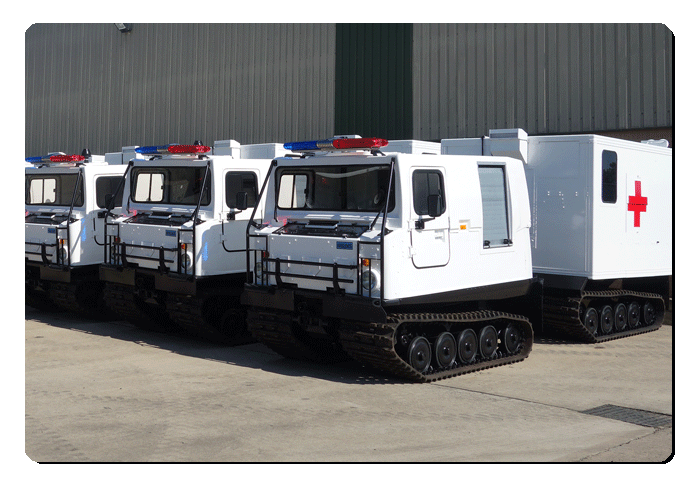 Jordanian Civil Defence Ambulances